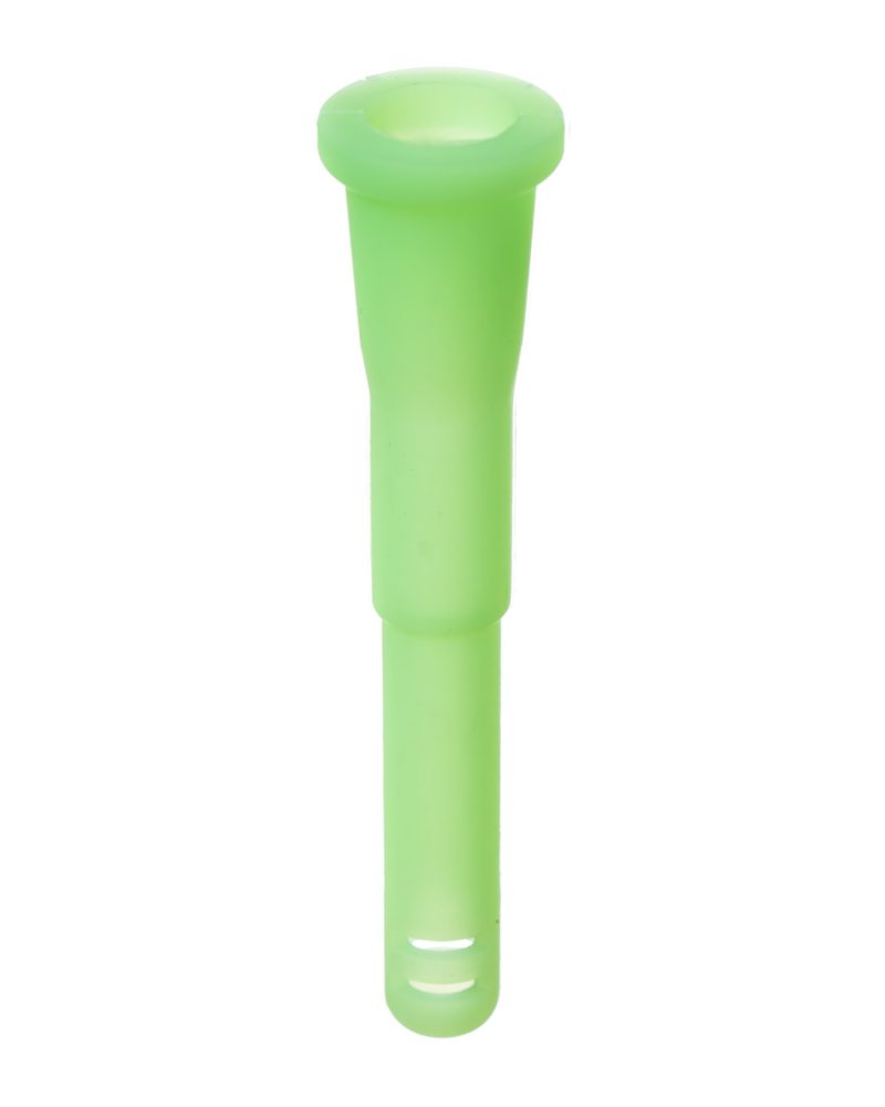 18mm to 14mm Silicone Downstem 3" Glow in the Dark