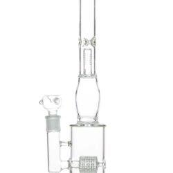 scientific glass pipe with matrix and honeycomb perc