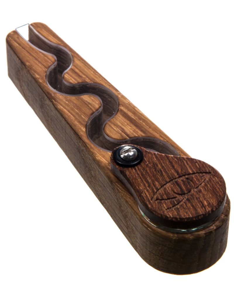 wooden hand pipe for smoking, by Monkey Pipe