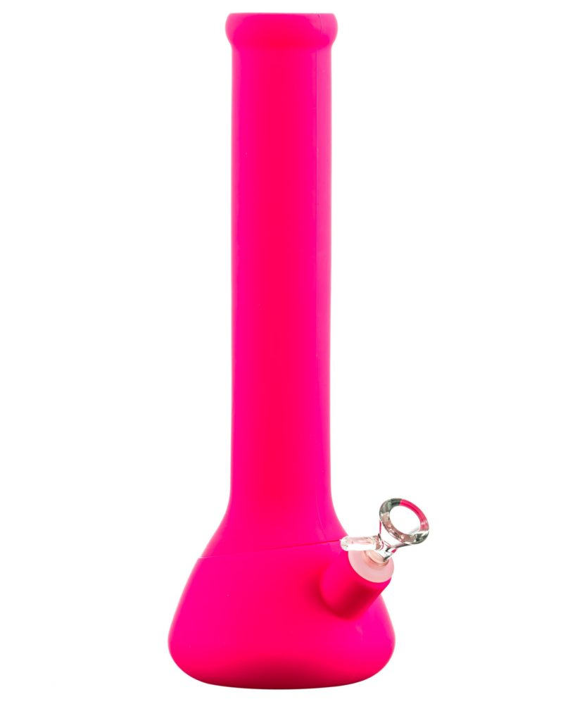 Pink Silicone Beaker Bong