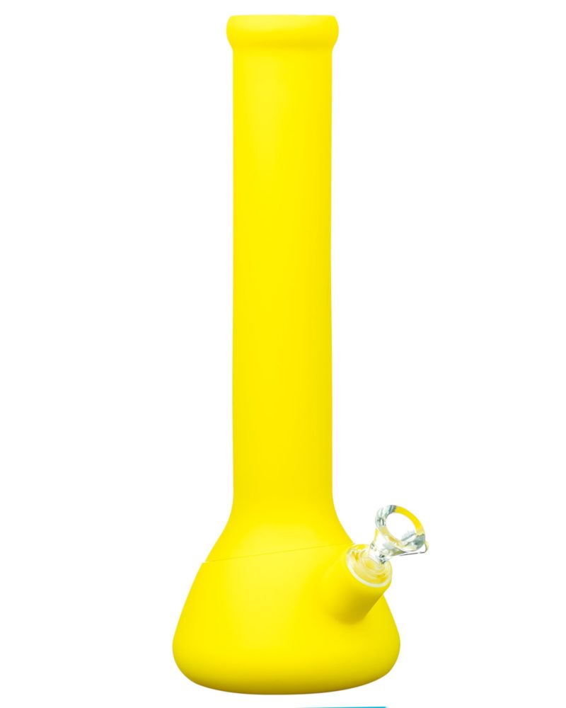 Yellow Silicone Beaker Bong