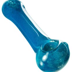 Blue Fritted Spoon Pipe