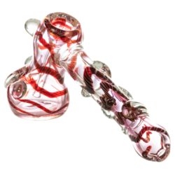 Hammer Style Bubbler with Glass Drop Accents