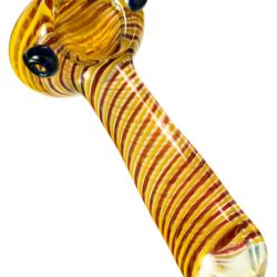 dankstop tight spiral spoon pipe w fumed glass red 2