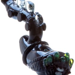 Empire Glassworks - Alien Themed Hand Pipe with Slyme Accents