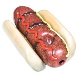 hot dog steamroller by empire glassworks