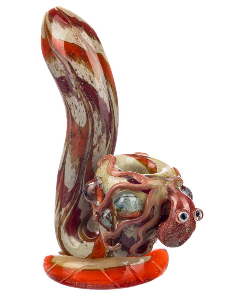 Octopus Themed Glass Sherlock Pipe