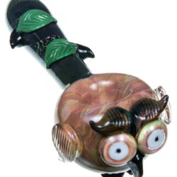 Empire Glassworks - Owl Themed Mini Spoon Pipe