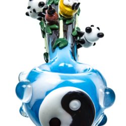 Empire Glassworks - Yin & Yang Panda Pipe