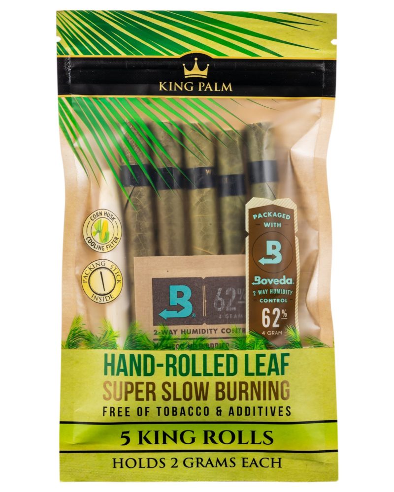 king palm resealable 5 pack king size pre rolls 01