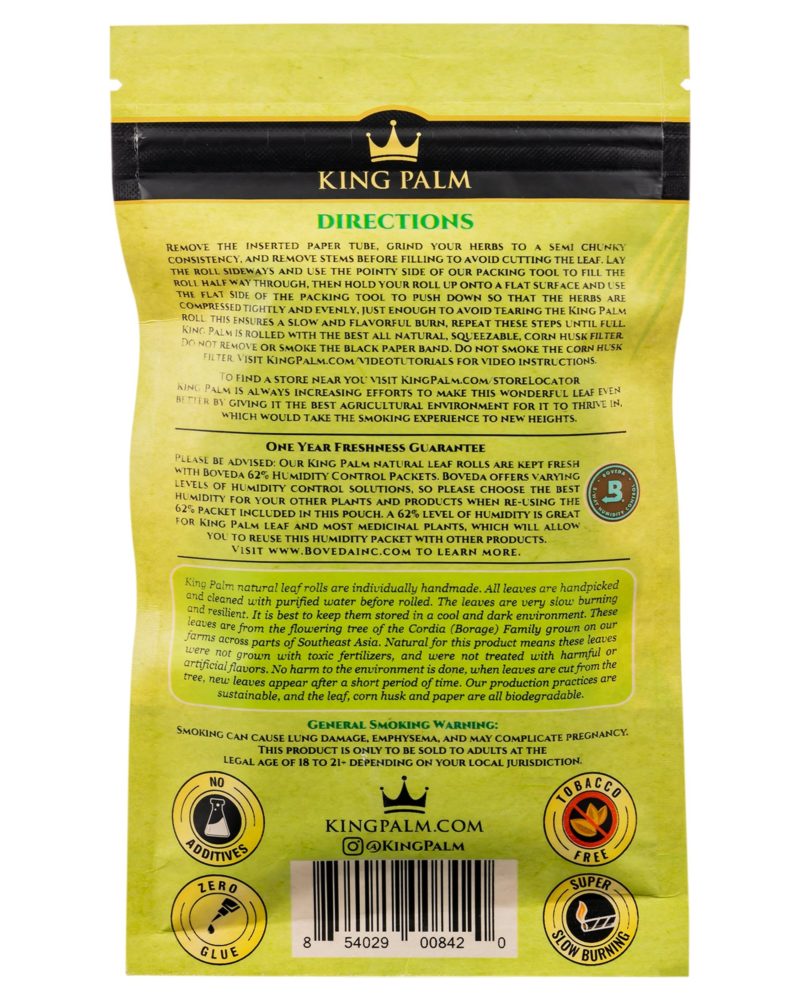 king palm resealable 5 pack king size pre rolls 02