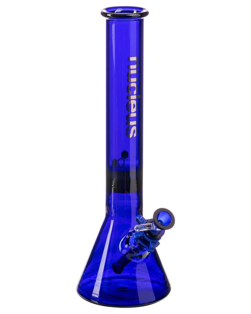 13" Full Color Beaker Bong in Blue