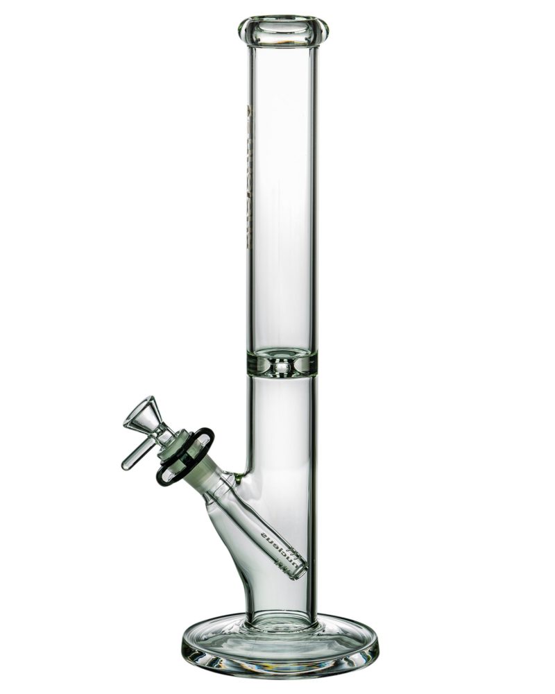 15" Straight Tube Bong with Donut Ice Catcher