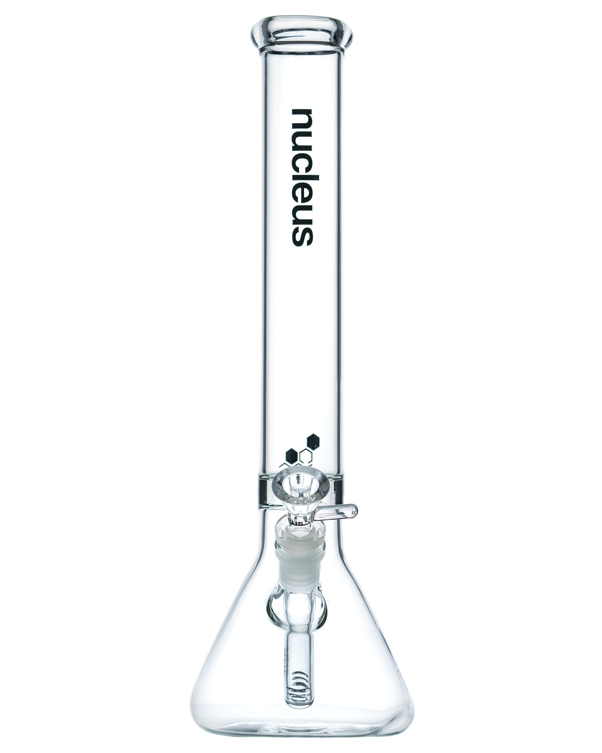 nucleus glass 14 beaker bong w donut style ice catcher 4 Beaker Base Bong