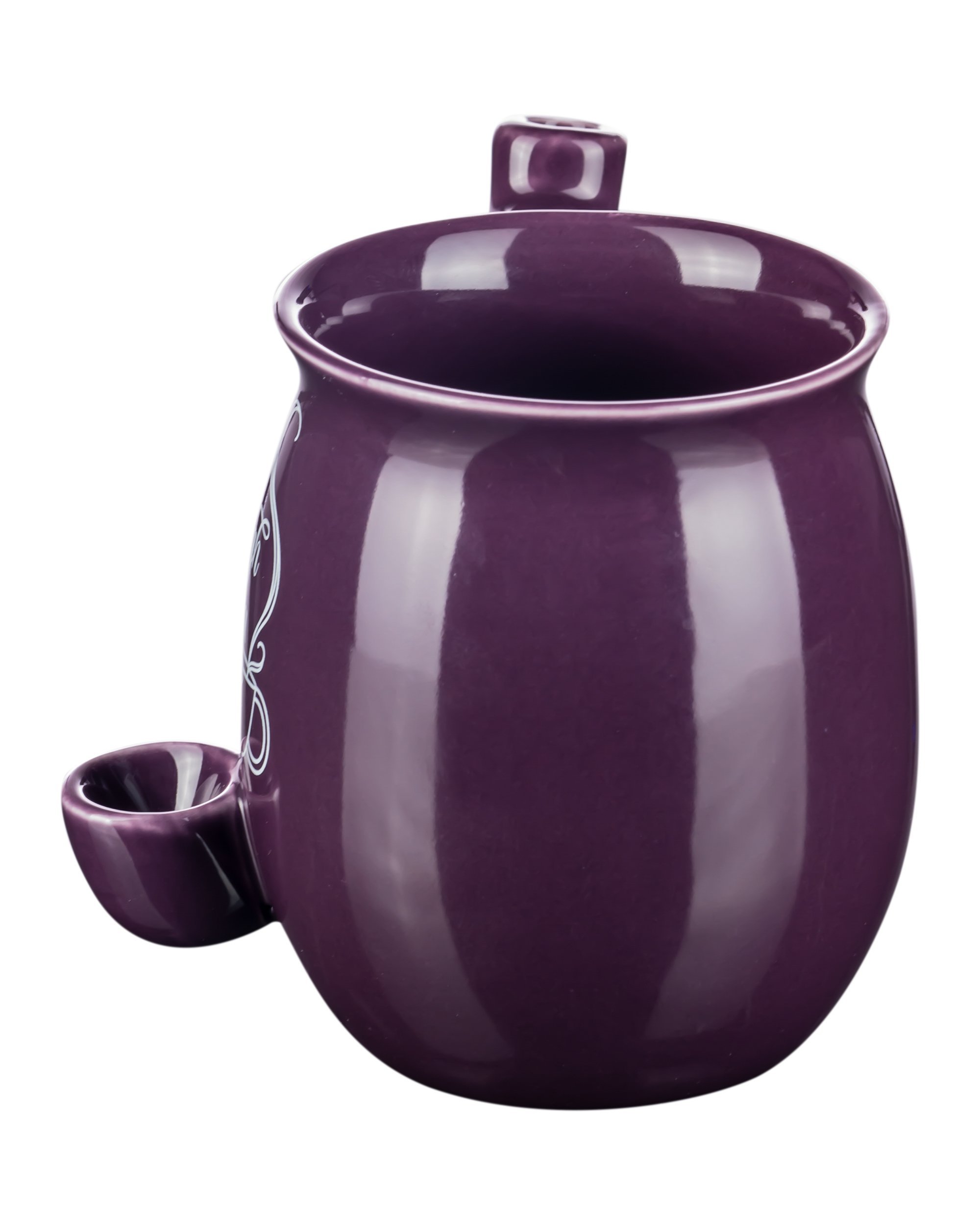 prt high tea small ceramic mug 06 purple Small Pipe Mug