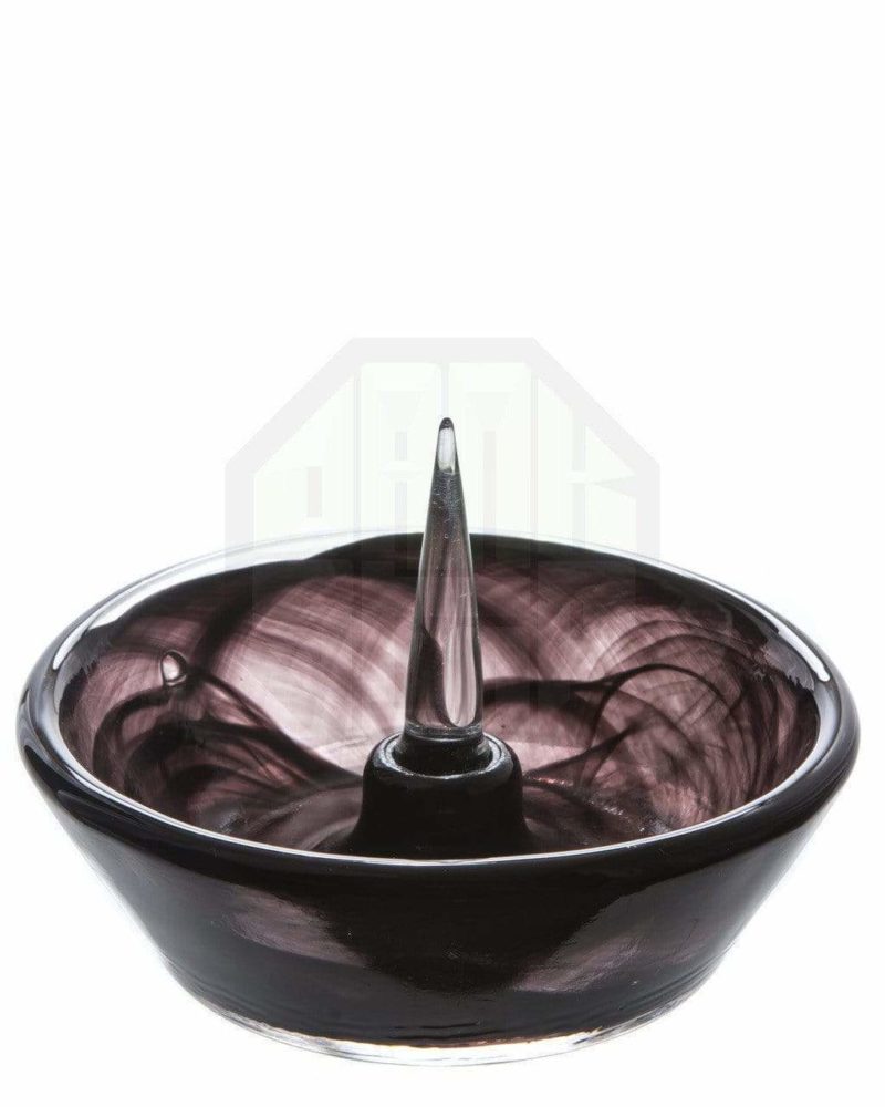 debowler glass debowler black ashtray debog blk 20767720070