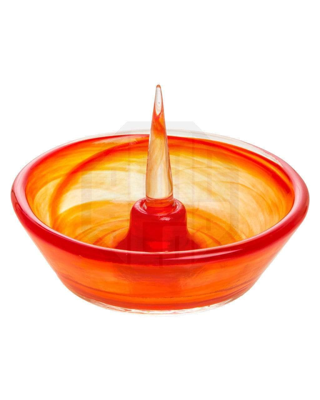 Orange Glass Debowler With Removable Spike 