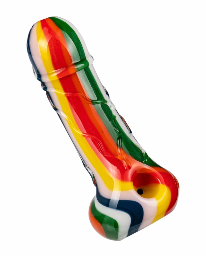 empire glassworks rainbow dick pipe hand pipe eg 2208 12788737015882