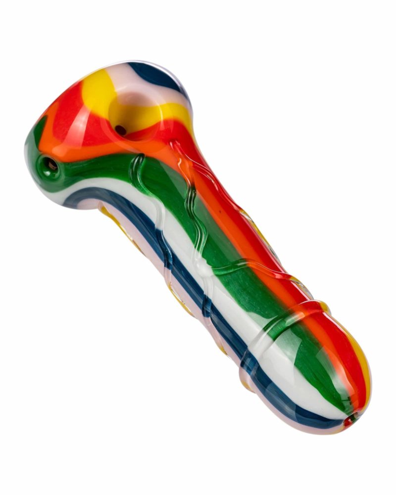 empire glassworks rainbow dick pipe hand pipe eg 2208 12788737048650