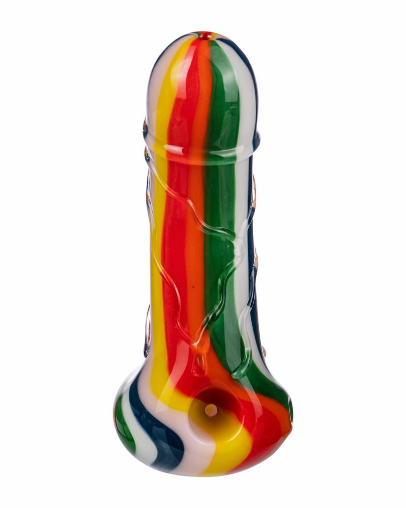 empire glassworks rainbow dick pipe hand pipe eg 2208 12788737081418