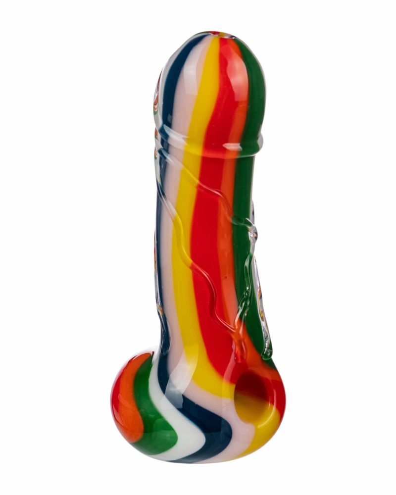 empire glassworks rainbow dick pipe hand pipe eg 2208 12788737114186