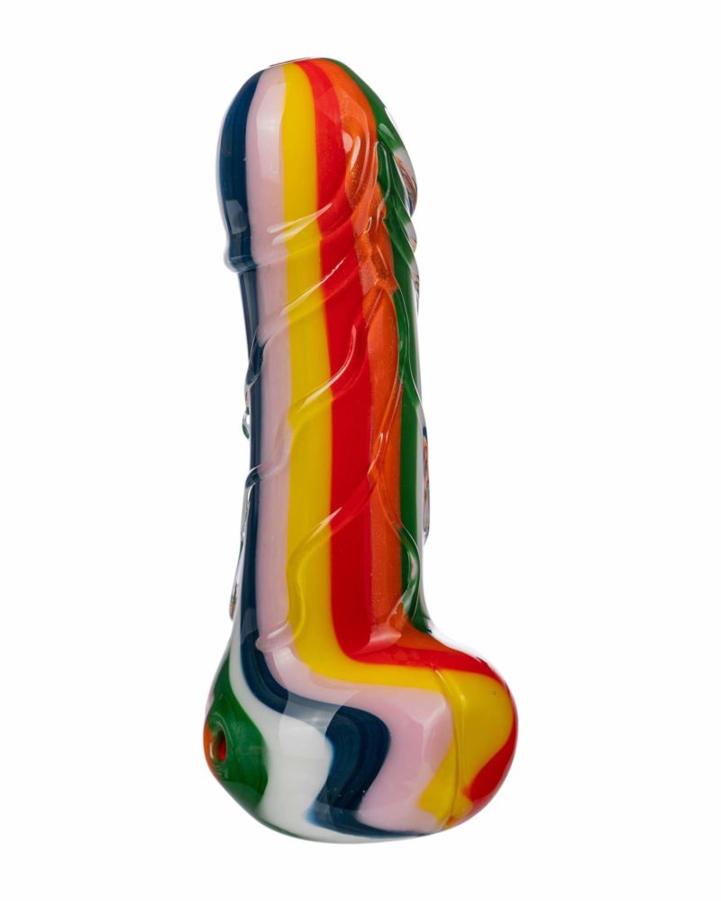 empire glassworks rainbow dick pipe hand pipe eg 2208 12788737146954