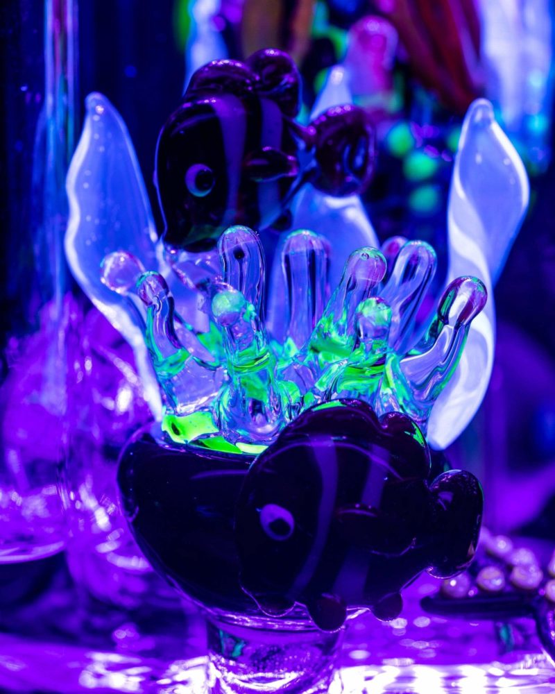 empire glassworks self illuminating aquatic themed rig dab rig eg 2003 12546922545226