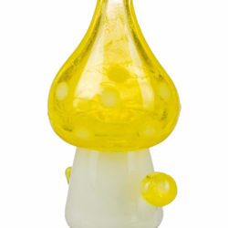empire glassworks uv mushroom carb cap sunshine yellow carb cap eg 2030 13341553786954