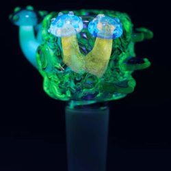 empire glassworks uv reactive cosmic critters bowl piece replacement bowl eg 1972 01 14 13719843176522