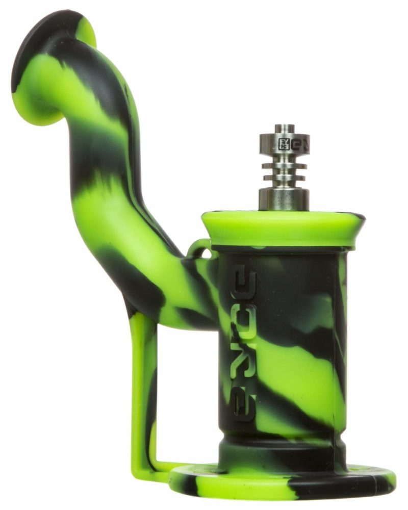 green and black dab rig