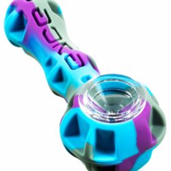 eyce silicone spoon pipe blue and purple hand pipe ey ssp mi 30130327253