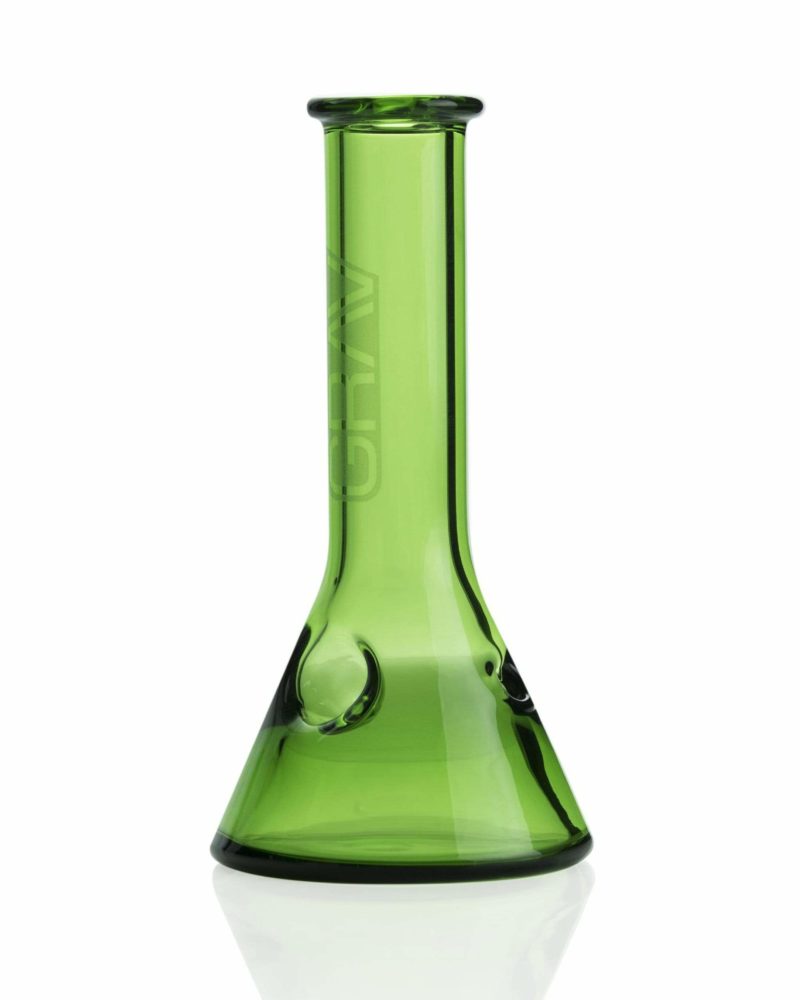 grav labs beaker spoon pipe green hand pipe sp bk 2 12761298665546
